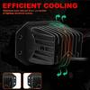 5" 40W Flush Mount Work For Tractors Boat Auto Off Road 4X4 12V 24V Spotlight LED Light Bar Car Driving Lamp