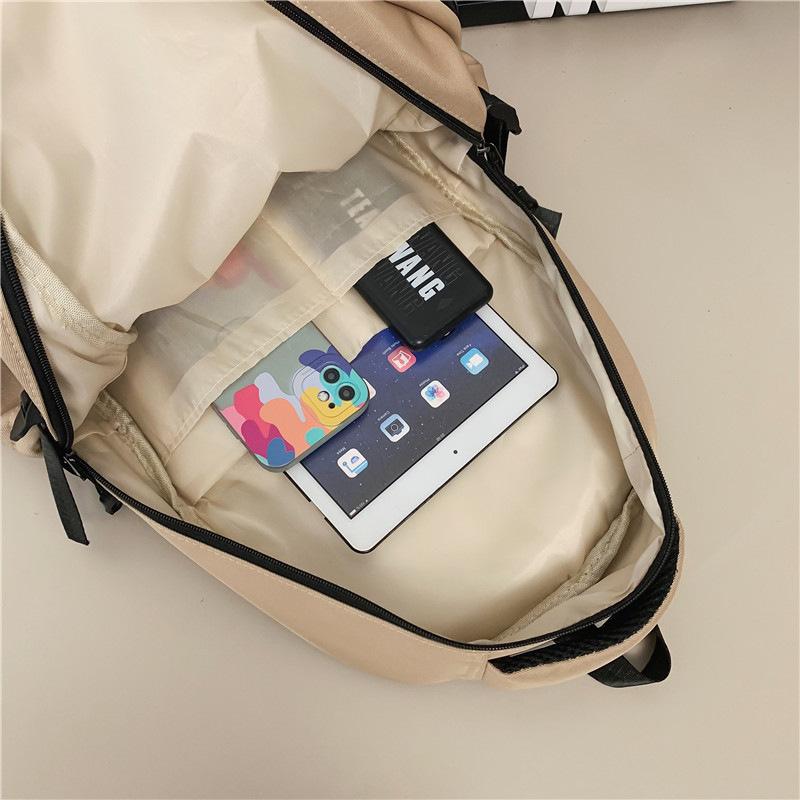 Schoolbag wholesale women's new college style lightweight backpack versatile soft sister Korean backpack junior high school student student niche