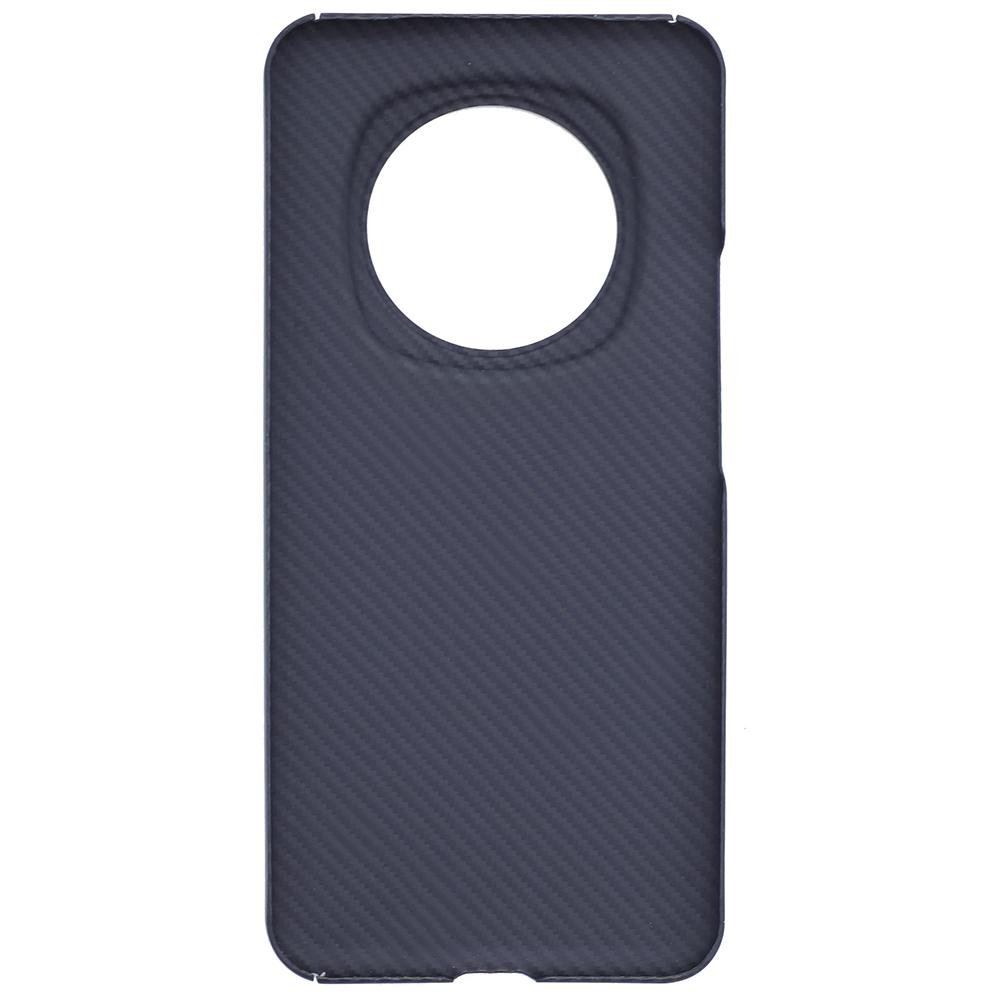 For Honor Magic6 Pro 5G Aramid Fiber Case 600D Fine Texture Slim Phone Cover,Black (Big Lens Hole)