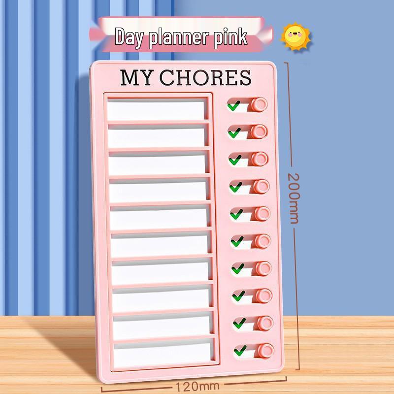 Kids' Summer Check-in Board: Build Good Habits & Time Planning for Primary Students