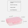 1200Ml Flip-Top Lunch Box,Portable, Leakproof & Waterproof Design For Outdoor Use, Travel, College, And Office Workers