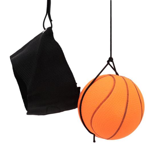 Wrist Return Ball Portable High Elasticity Tear-Resistant Football Shape Bouncy Ball Wristband Toy Indoor Supply