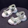 New sports sandals women's platform muffin high heel rainbow bottom dad sandals women's beach shoes