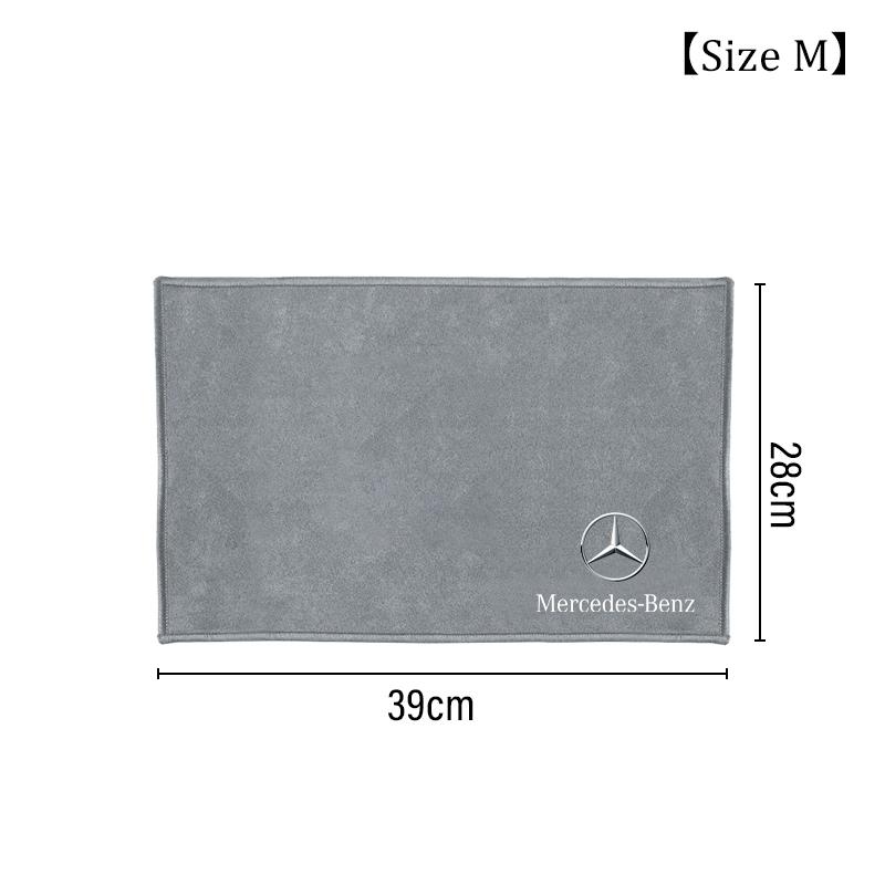 WAM3   Car Wash Microfiber Towel For Mercedes Benz AMG W205 W203 Auto Logo Cleaning Drying Rag Cloth GLC GLA W210 W211 W220 Accessories