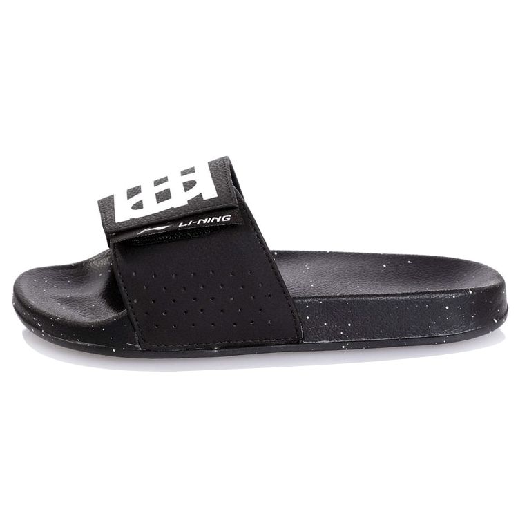 Li-Ning Trendy Lightweight Silent Slide Sandals Women Footwear Black AGAP004-2 40⅓
