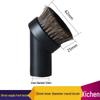 Vacuum Cleaner Accessories: Mixed Horsehair Round Brush and 32mm Suction Nozzle