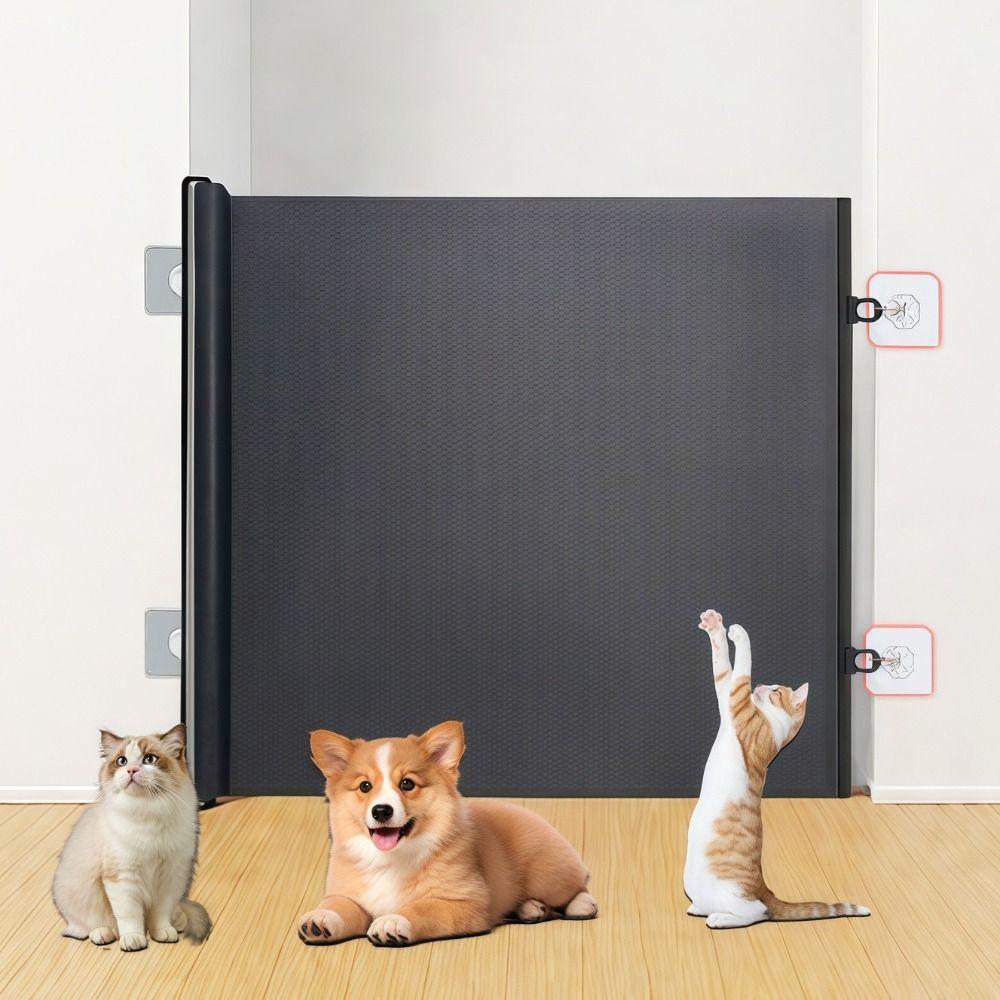 Reinforced Mesh Dog Gate Breathable Pet Door Barrier New Pet Fence  Outdoor Use