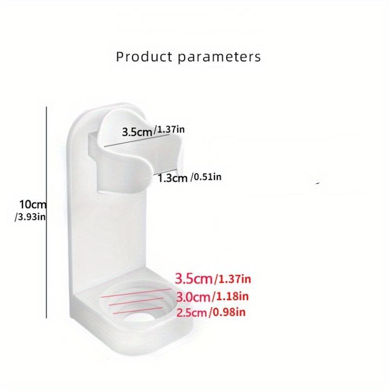 1pc Electric Toothbrush Holder Wall Mounted Toothbrush Storage Rack Toothbrush Stand Base Simple Bracket