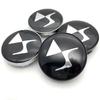 4pcs 60MM Clips 56MM DS Logo Emblem Badge Car Wheel Center Caps Wheel Hub Cap Rim Hubcaps Dust Cover Replacement Car Accessories