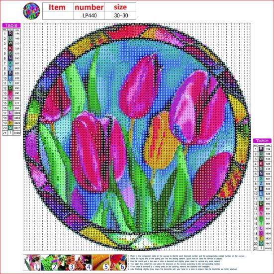 5D Elmas Sanat Seti Çiçek Desen Stres Giderici Yaratıcı Eğlenceli Kendin Yap Elmas Nakış Dekoratif Yapay Elmaslar Sanat