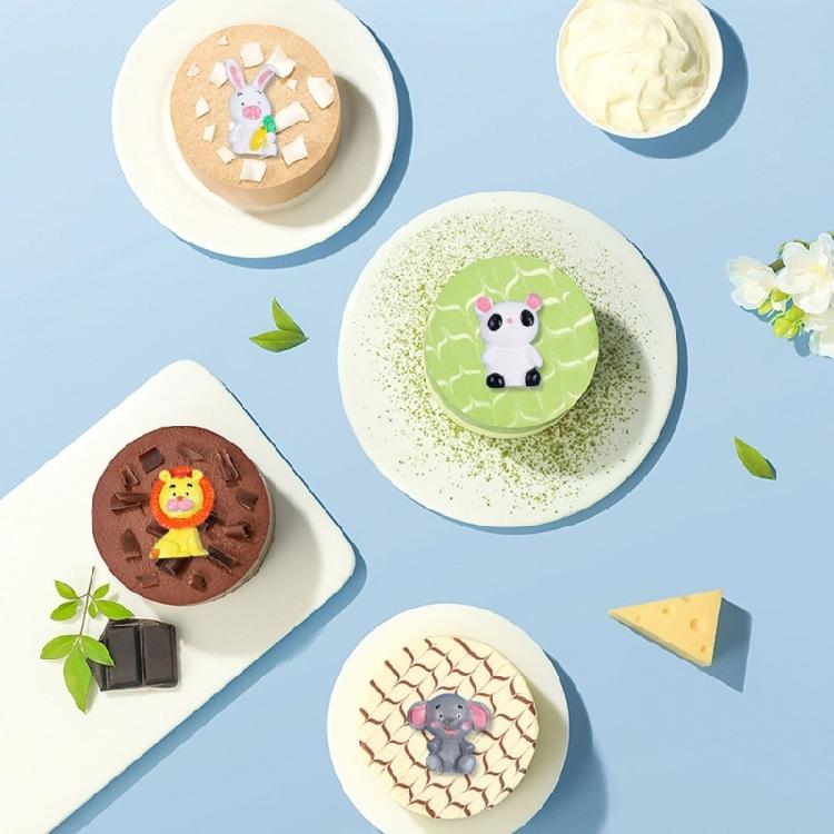Food Grade Resin Soap Making Mould Safe Silicone Mold Lovely Cartoon Animal Charm Design Baking Craft Tool