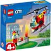 LEGO City Fire Rescue Helicopter 60318 – Multi-Color