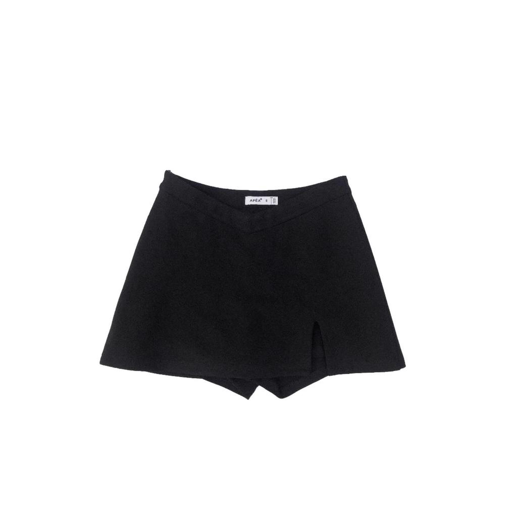 Autumn High Waist Black Slit Skirt for Women - Spicy, Hip-Hugging, Short Skirt Design