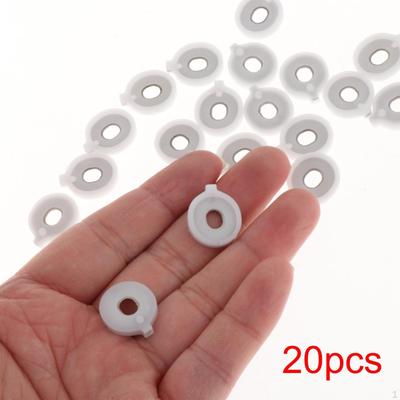 20 Pieces Alto Horn Valve Guide Tenor Parts Plastic Repairing Replacement
