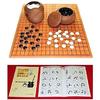 (Einführungsbuch) Go Anfänger-Set 19x19 Faltbrett Steine Schale (Vollständiger Satz)