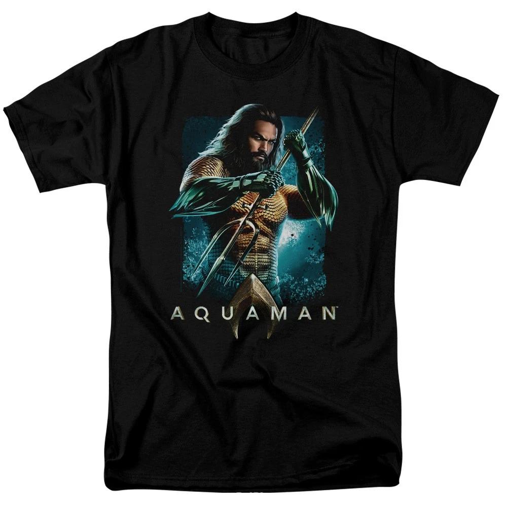 Aquaman Movie Trident DC Comics Licensed Adult T-Shirt XXXL