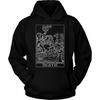 Death Tarot Card Hoodie Headless Horseman Gothic Halloween Horror Sweatshirt