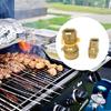 Brass Quick Connecting Fittings Gas Appliance Connector Suitable for Propane/Natural Gas with Multiple Adapter Options