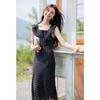 Mokana French Romantic Ruffle Sleeveless Long Dress