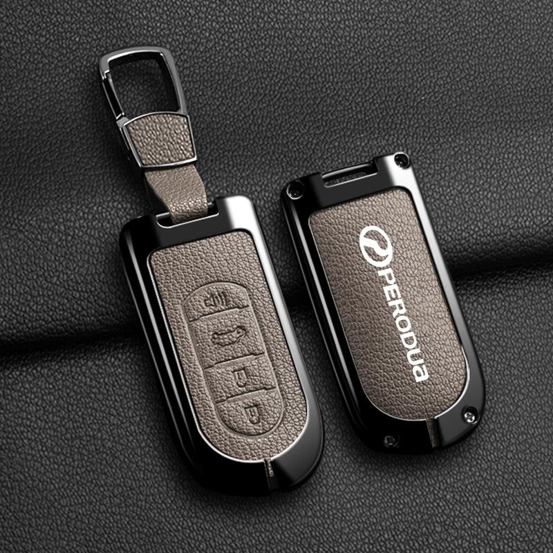 Suitable for Beilu big key case Car PERODUA Toyota remote control car Key case to protect men and women Metal case