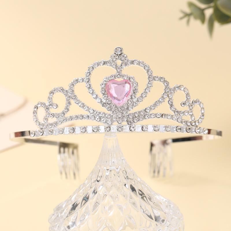 Bridal Crown Headwear Alloy Rhinestone Headband Wedding Crown Birthday Hair Accessories Party Headband Accessories
