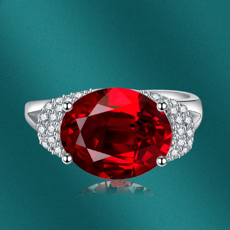 Sace Gems Klasický zirkonový prsten ze slitiny mědi, dámské šperky, svatební dárek pro párty