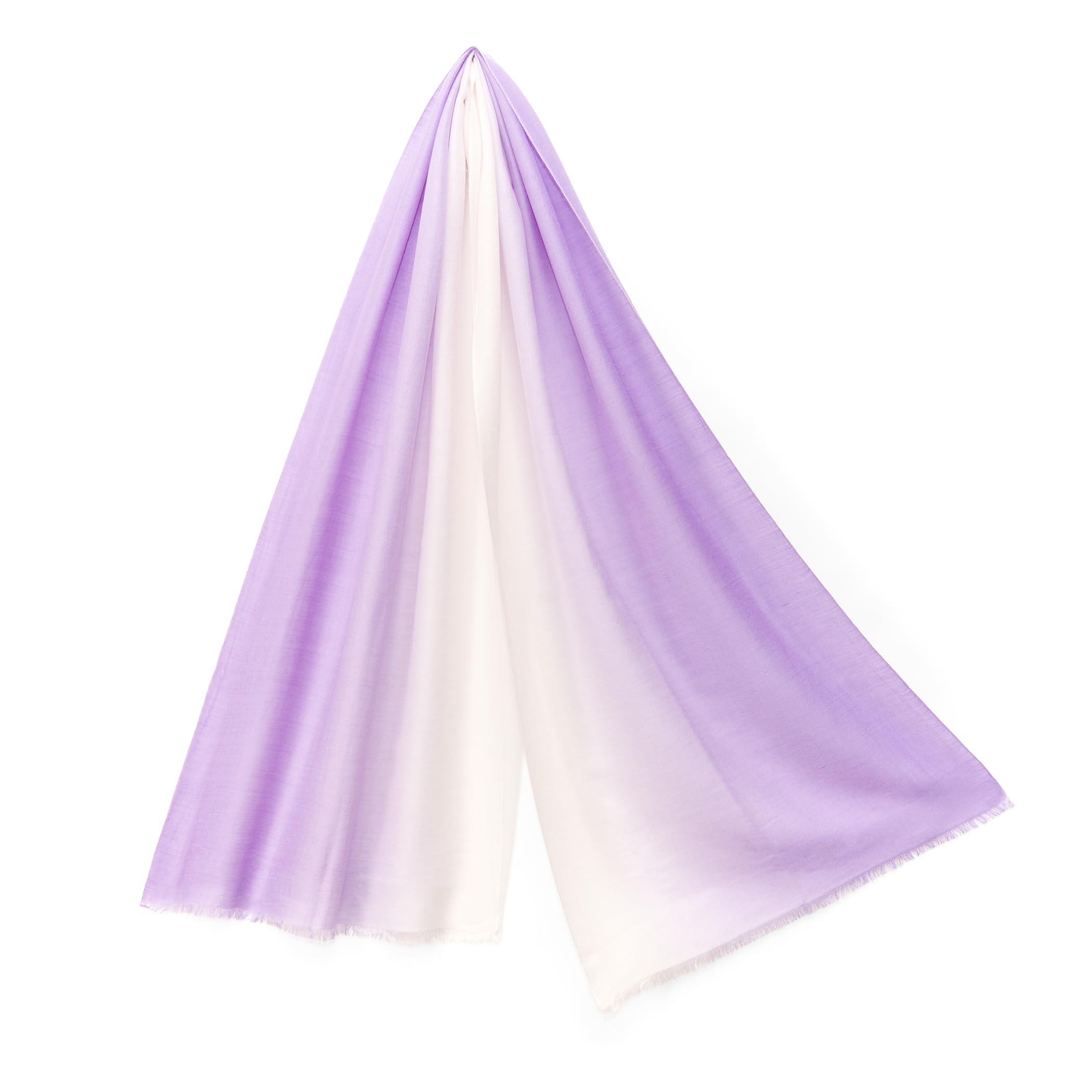 

Merino Silk Gift Box 45x180cm [Pashmina Collection] Stole, Gradient, Included, Lavender,