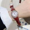 Personalized Leather Strap Watch Happy Diamond Ladies Watch Steel Strap Rose Gold Watch Femininity