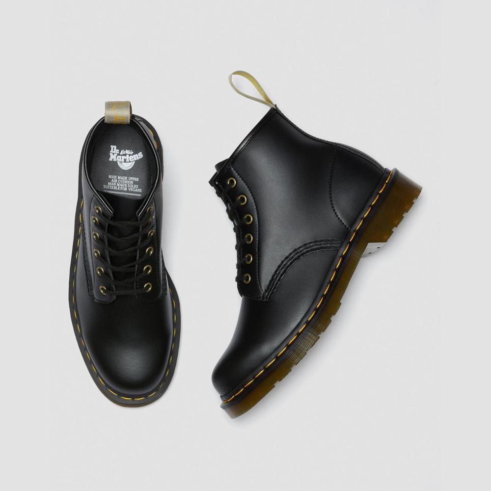Boots Dr. Martens black 101 Vegan Felix Rub Off