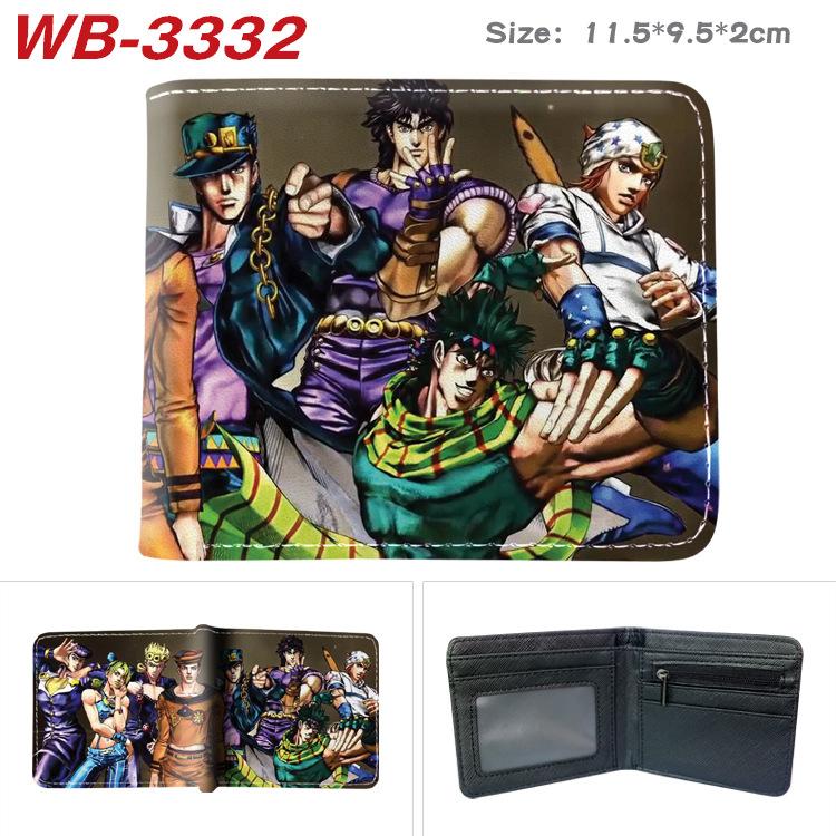 

Гаманець JoJo s Bizarre Adventure Wallet із штучної шкіри, що складається в два рази, з кишенею для монет 2 fold