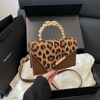 Summer New Niche Design Leopard Print Fashion Casual Shoulder Armpit Bag Personalized Trend Messenger Bag