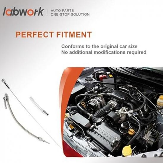Flexible stainless steel oil dipstick for LSX LS1 LS2 LS6 4.8L 5.7L 6.0L 6.