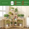 Multi-layer Solid Wood Flower Stand