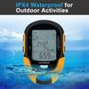 GPS Navigation Receiver Handheld USB Rechargeable Digital Altimeter Barometer Digital Altimeter Barometer