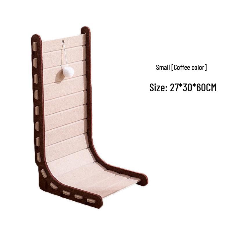 Trwały filcowy domek dla kota: Łóżko dwuwarstwowe i drapak