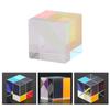 SiX Sided Bright Light Combine Cube Prism Stained Glass Beam Splitting Prism(1.5*1.5*1.5cm)
