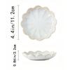 Japanese Kiln Change Lotus Leaf Plate Ceramic Jewelry Tray Popular Ins Home Storage Plate Ornament Gift