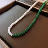 Dopamine Pearl Necklace: Retro Court Style Versatile Clavicle Chain for Women