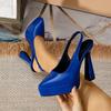 Coarse Heel Pointed Toe Shallow Mouth Super High Heels Women's Low Top Shoes Single Shoes Women's Shoes