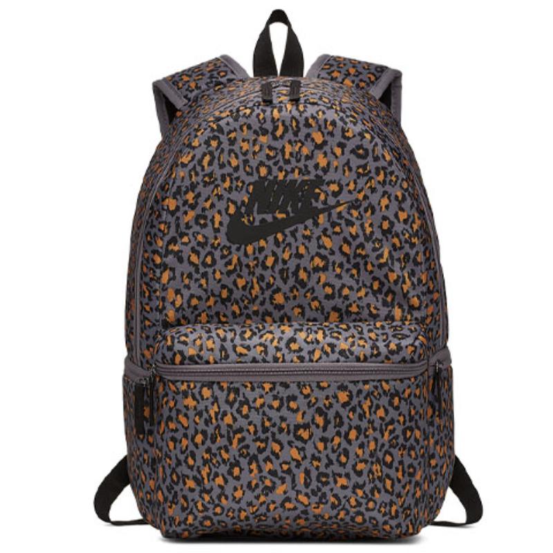 Nike Polyester Backpack Regular Unisex Leopard Print Casual BA5230-346