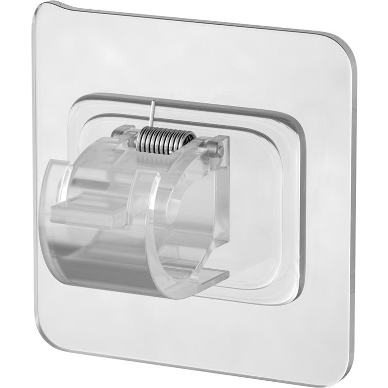 Adhesive Punch-Free Curtain Rod Hooks for Telescopic Rods