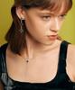 Lola Rose Starry Blue Sandstone Chain Silver Necklace