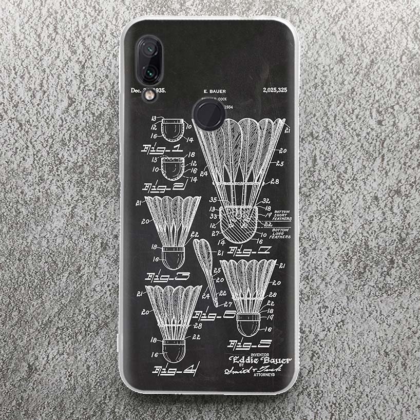 Badminton Sport Case for Xiaomi Redmi 14C 13C 12C 13 12 Phone Shell 10C 10A 10 9A 9C 9T 9 8A 8 7A 7 6A 6 Pro 12 12C 10 10A 10C 9