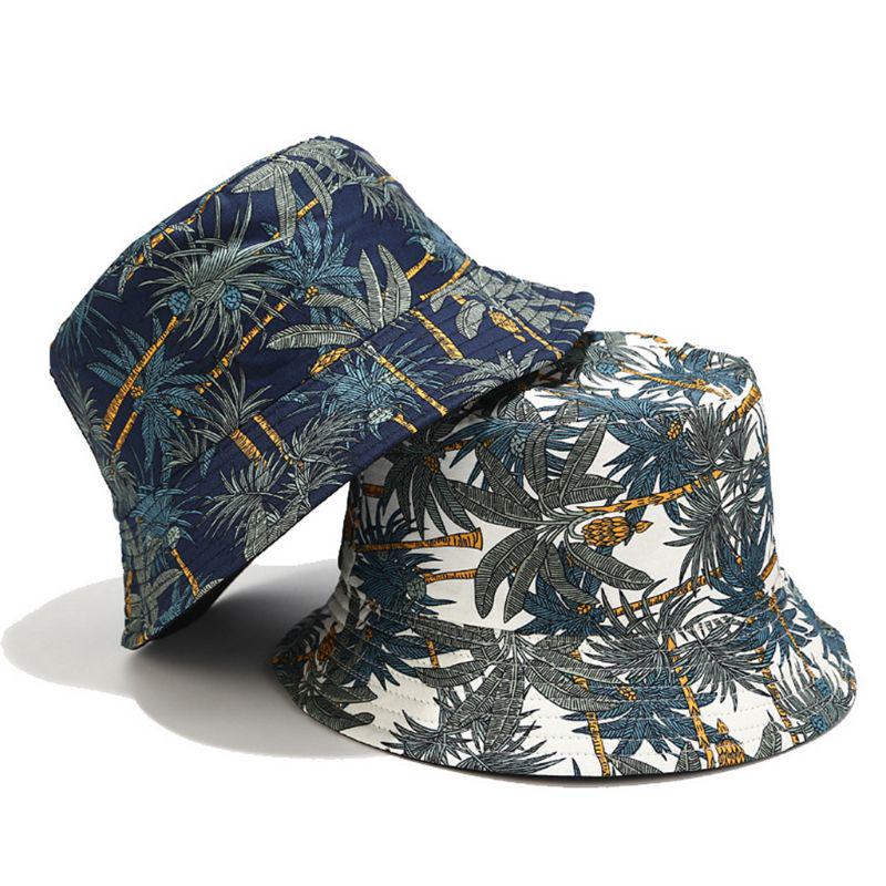 Buy Reversible Bucket Hat Tropical Palm 