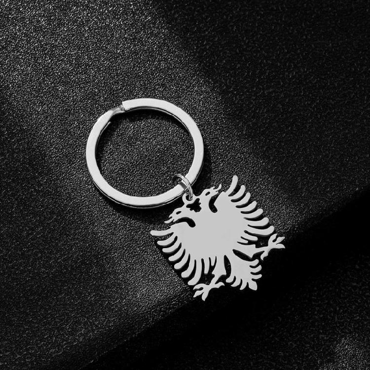 Modischer Schlüsselanhänger in Adlerform Gold/Silberfarbener Anhänger Schlüsselanhänger Schmuck