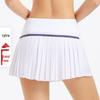 Women's Quick-Dry Pleated Tennis Skort - Breathable, Anti-Exposure, Sports Fitness Running Skirt
