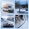 Upgraded RV Water Blow Out Winterizing Kit Sprinkler Winterization Hose With Oil Filled Pressure Gauge Compressor Winterize Adapter Plug, For Camper,