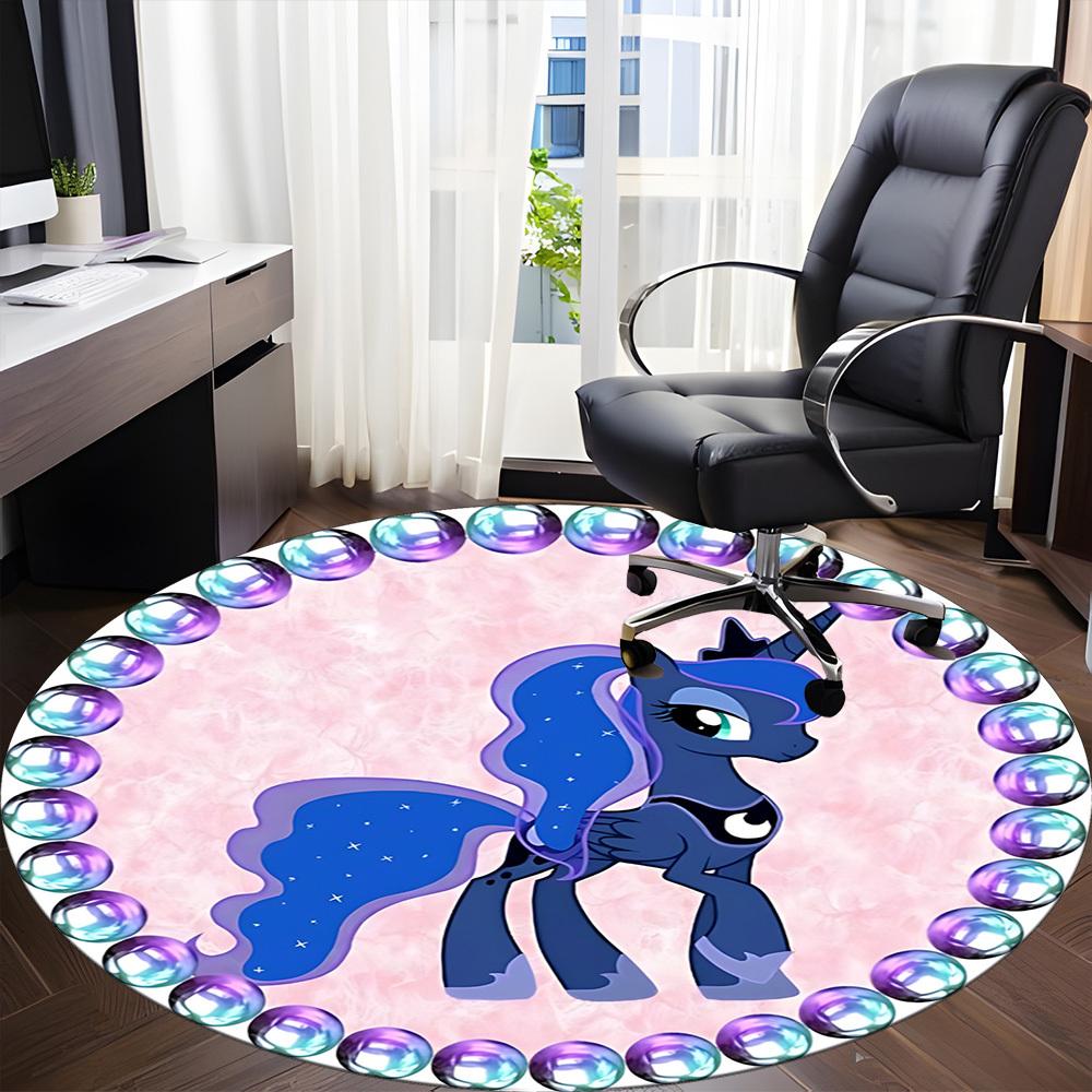 1pc Unicorn Fantasy Chair Carpet for Office, Non-slip, Soft and Durable Leisure Rug, Perfect for Office, Living Room yy251103113