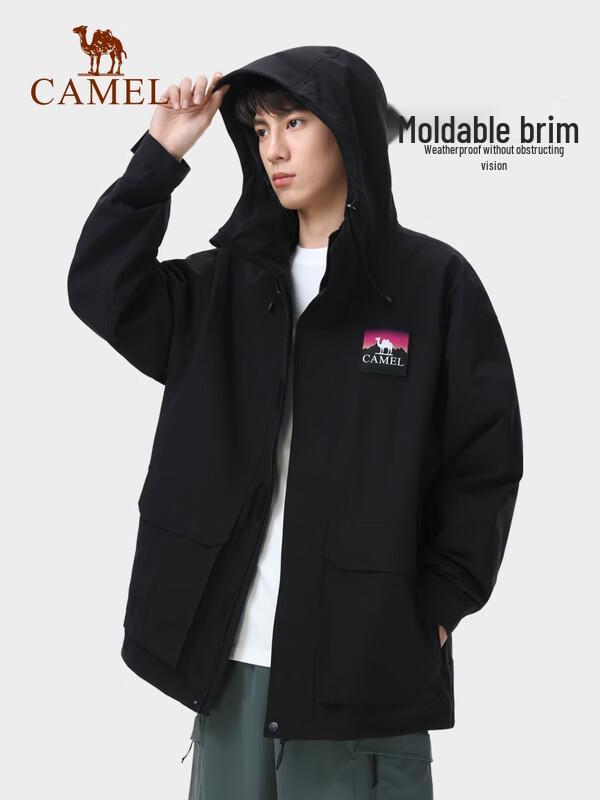 Camel Unisex Windproof Waterproof Outdoor Hiking Jacket