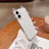 Shockproof Airbag Phone Case Cat Ears For iPhone 17 Air 16 Plus 15 14 13 12 11 Pro Max X XS XR 7 8 SE 2022 2020 Transparent Protective Cover For Women